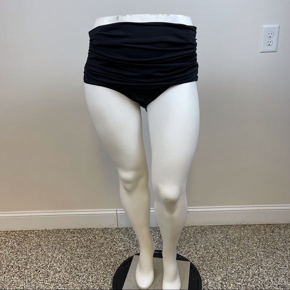 NEW EVRI Plus Size High Waisted Bathing Suit Bottoms - Picture 4 of 5